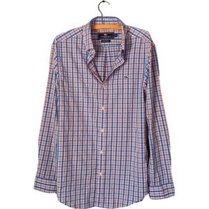 Vineyard Vines Whale Shirt Button long sleeve plaid shirt size medium